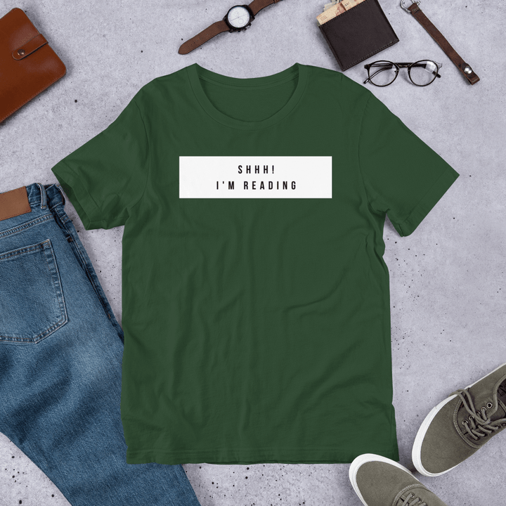 Evie Mitchell Forest / S Shhh! I'm reading - T-shirt