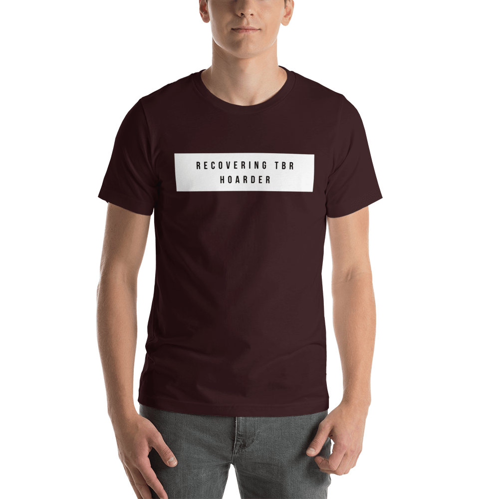 Evie Mitchell Oxblood Black / S Recovering TBR Hoarder - T-Shirt